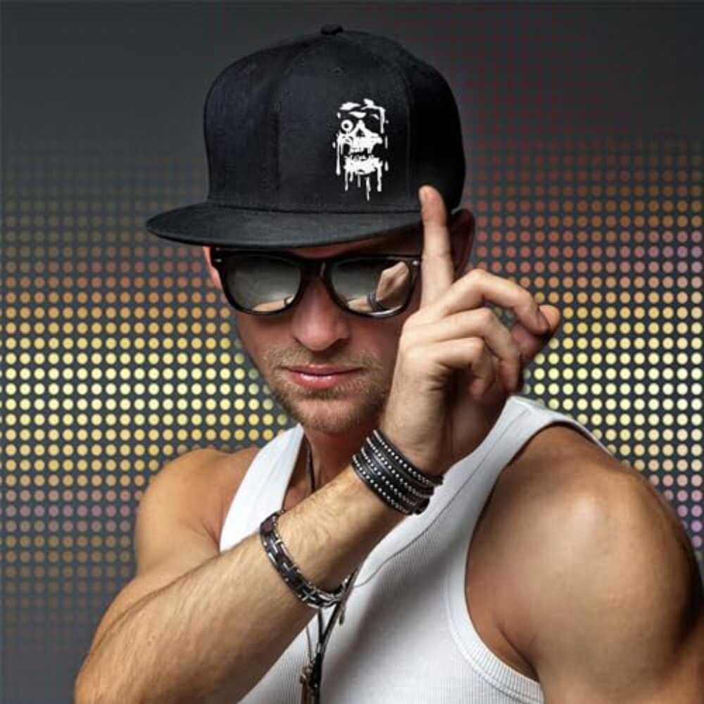 Flat Bill Snapback Baseball Cap Adjustable Unisex… - image 8